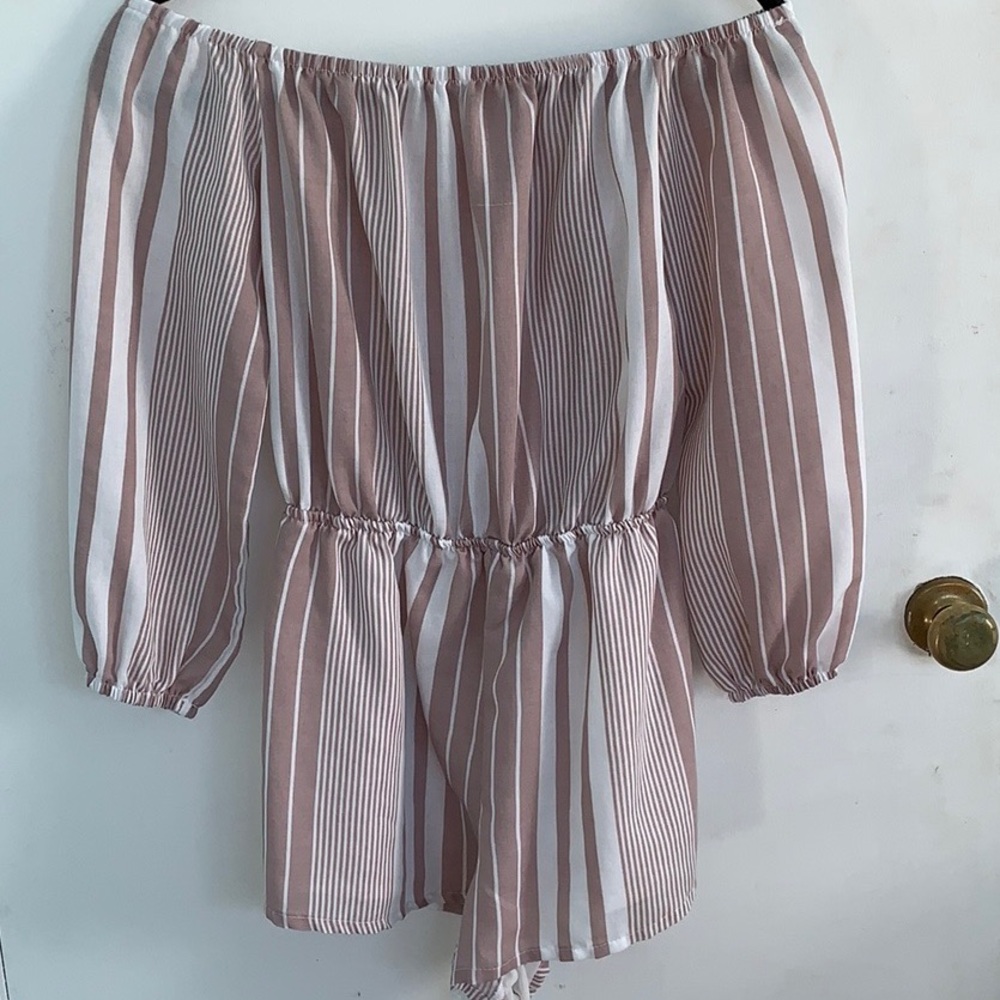 NLW off the shoulder romper